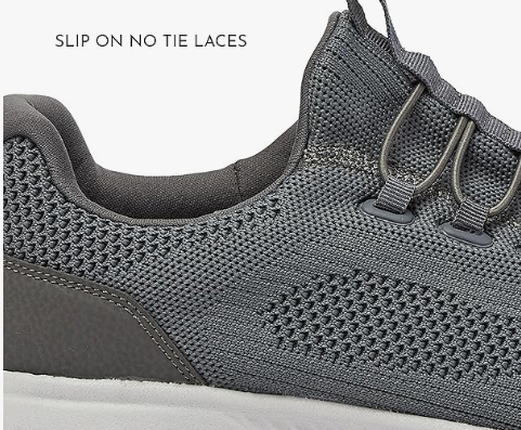 Avia Air Slip On Shoes for Men - Casual Comfortable Athletic Tennis Walking Sneakers for Men with Memory Foam - Sizes 7 to 16, Medium and Extra Wide Width - Black, Grey, Navy Blue & White Mens Shoes