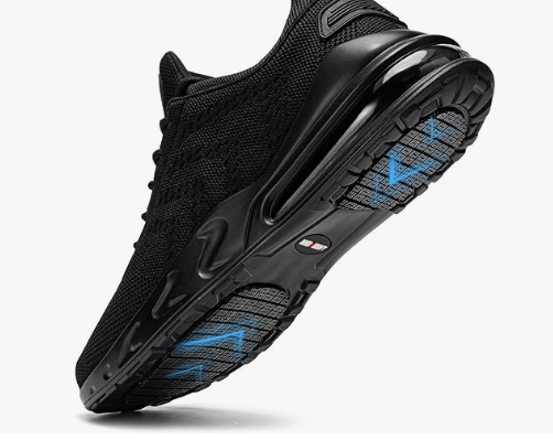 LARNMERN Men Non Slip Work Sneakers Water Resistant Food Service Zapatos Trabajo Antideslizantes Walking Shoes Waterproof Shoes Slip-on, Black 11.5