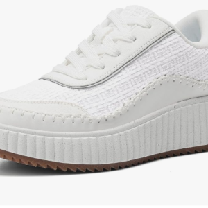 Women Chunky City Tweed Comfortable Casual Platform Fashion Sneaker