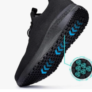 Men's Non Slip Work Shoes Restaurant Waterproof Chef Shoe for Kitchen Hospital Slip-Resistant Air Cushion Sneakers with Easy-Clean Modern Design Breathable Lightweight