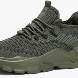 Men's Running Shoes, Non Slip, Breathable, Lightweight Fashion Sneakers, Slip Resistant Athletic Sports Walking Gym Work Shoe