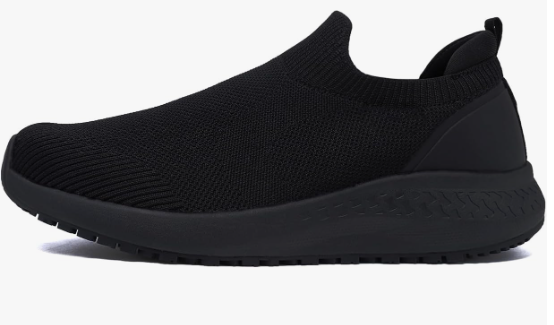 Men's Non Slip Work Shoes Restaurant Waterproof Chef Shoe for Kitchen Hospital Slip-Resistant Air Cushion Sneakers with Easy-Clean Modern Design Breathable Lightweight