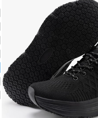 Womens Non Slip Work Shoes Water Resistant Walking Sneakers Food Service Chef Kitchen Shoes